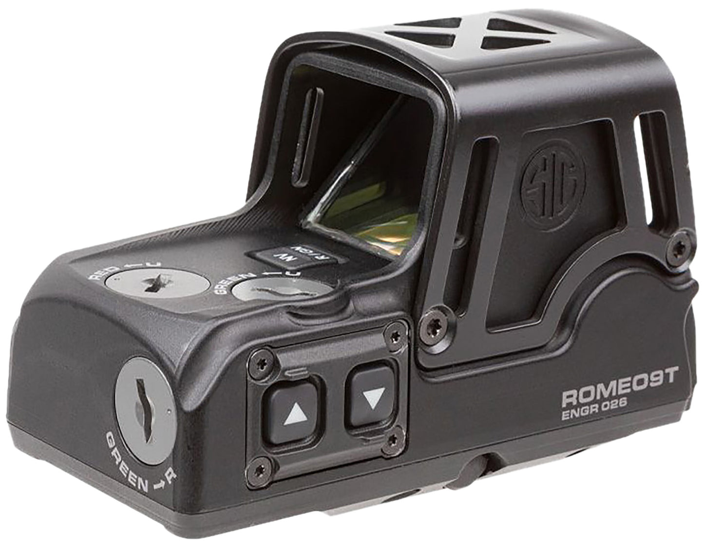 Sig Sauer Electro-Optics Romeo9T Flat Dark Earth 1 MOA Red Dot/2.5 MOA Green Dot/65 MOA Circle