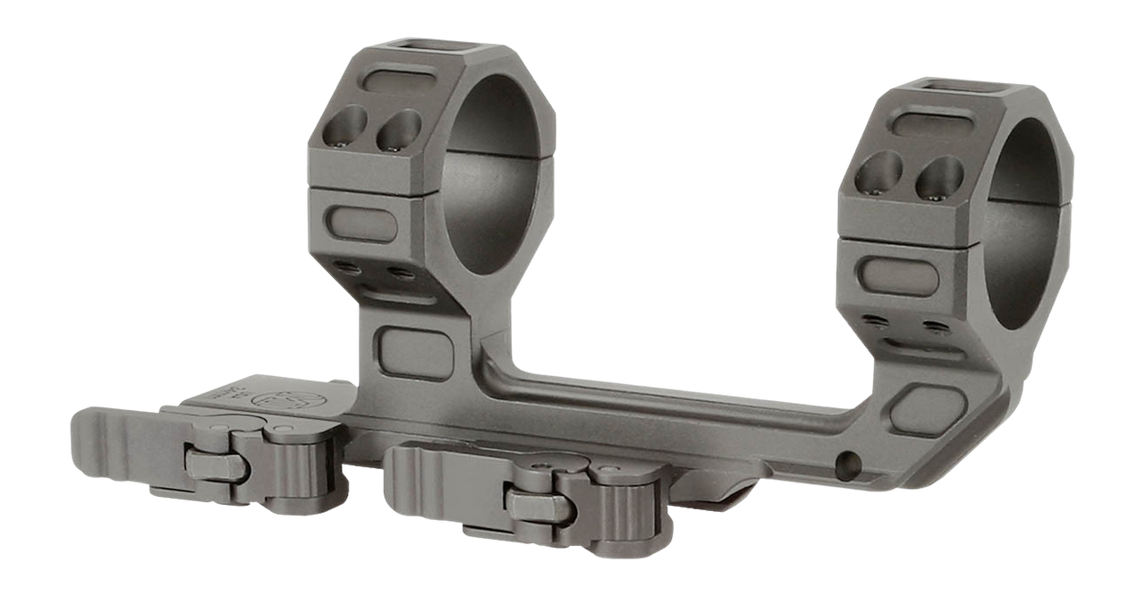 Midwest Industries MIMK2QD34SMH MK2 Black Aluminum scope mount 34mm Tube High Rings