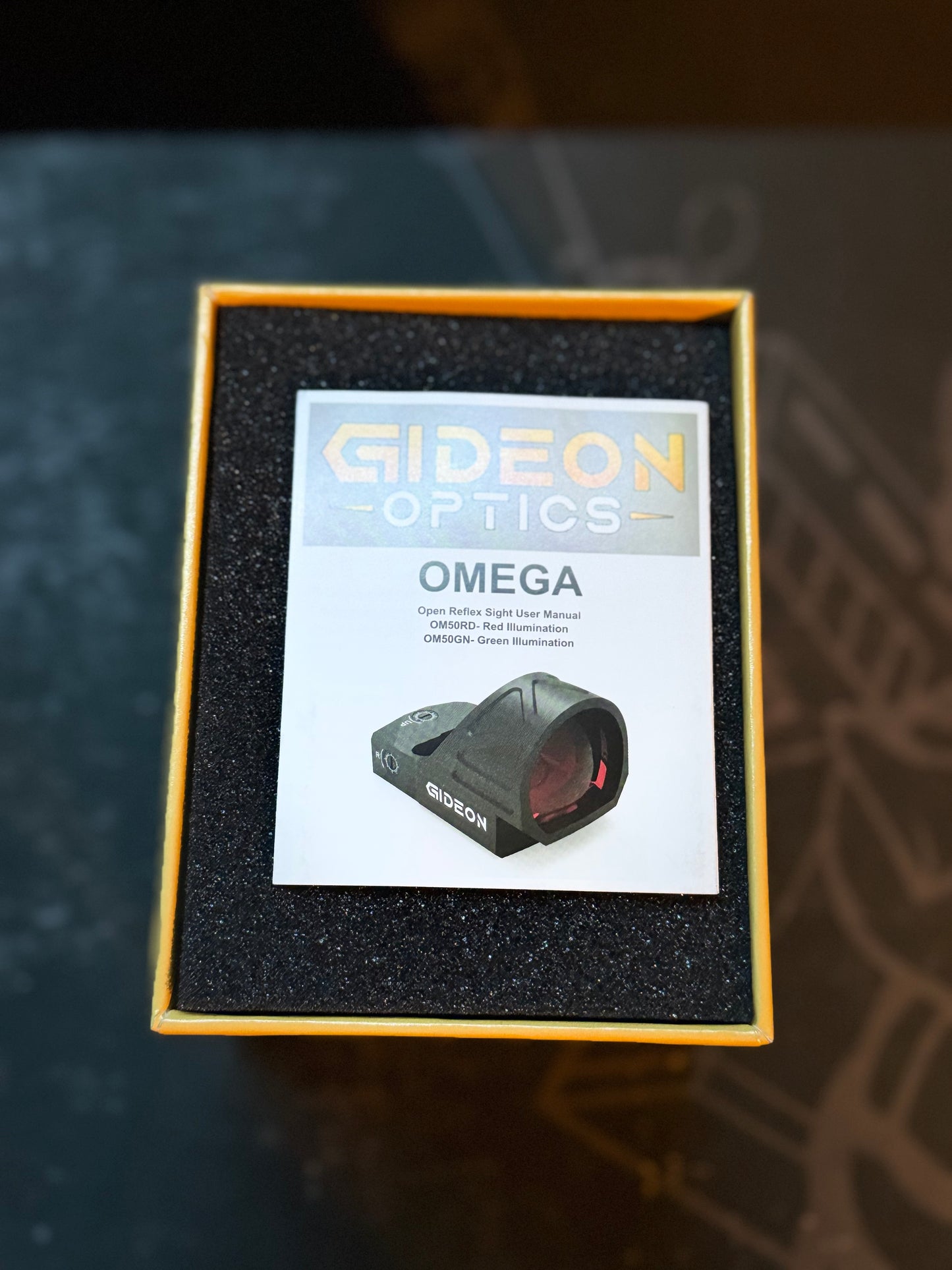 Gideon OMEGA Red-dot Green reticle