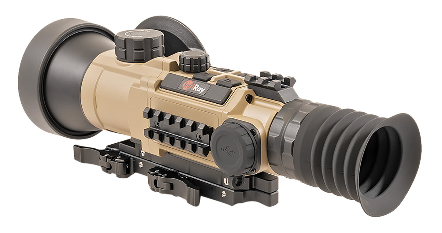 Limited SALE InfiRay Outdoor HYH75W RICO Hybrid 640 Thermal Black 4x75mm Multi- 1 BDC/1 DIY/7 Static Reticle, 8x Zoom, 640x512, 12 Microns, 50 Hz Resolution