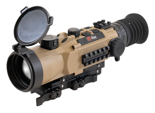 iRay RICO HYL50W Hybrid Thermal - Clip-On/Weapon Sight FDE