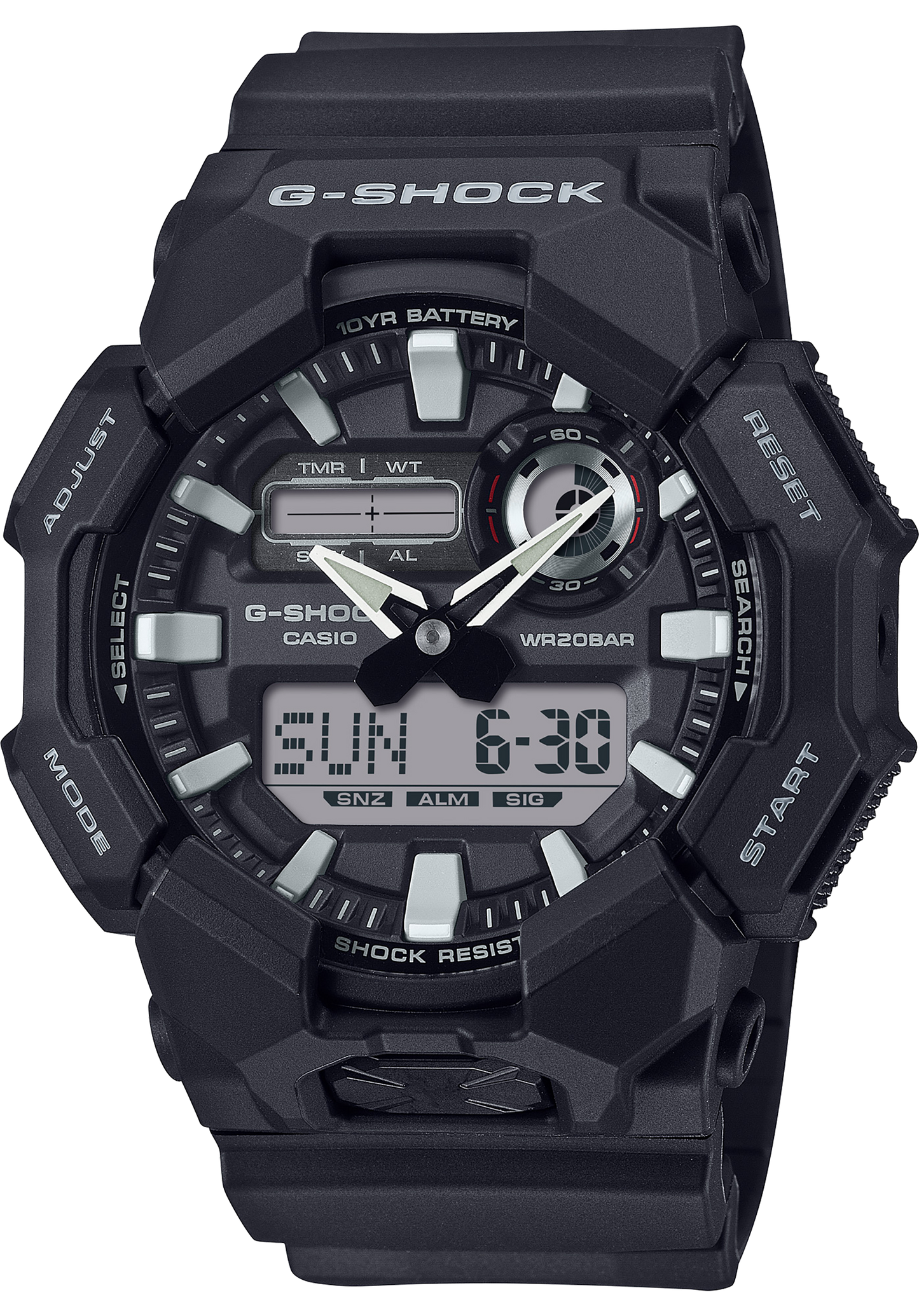 G-Shock GA0101ACR Black Band CR1220