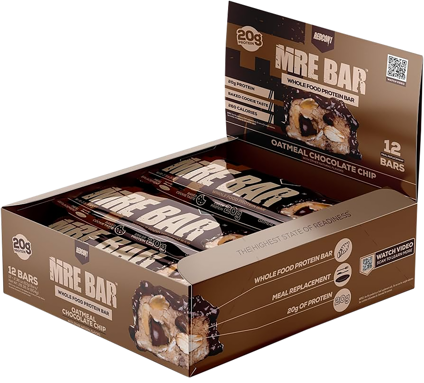 Redcon1 MRE Protein Bar  12 Pack