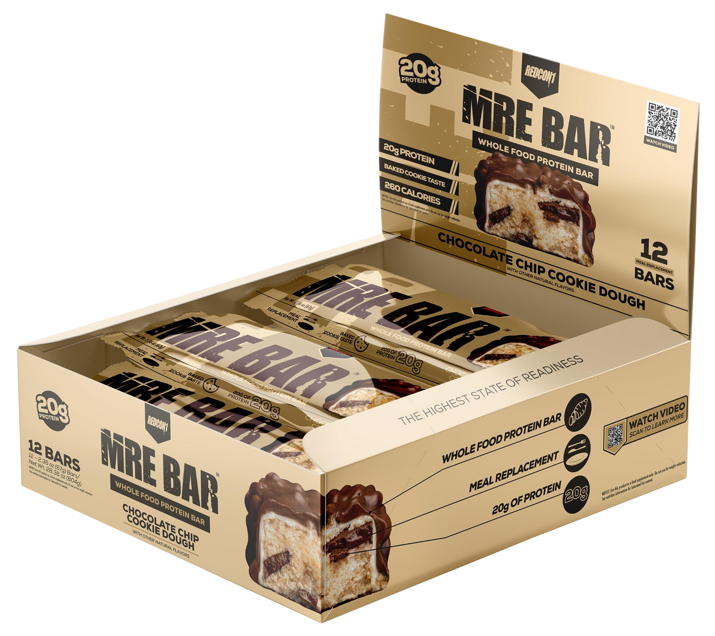 Redcon1 MRE Protein Bar  12 Pack