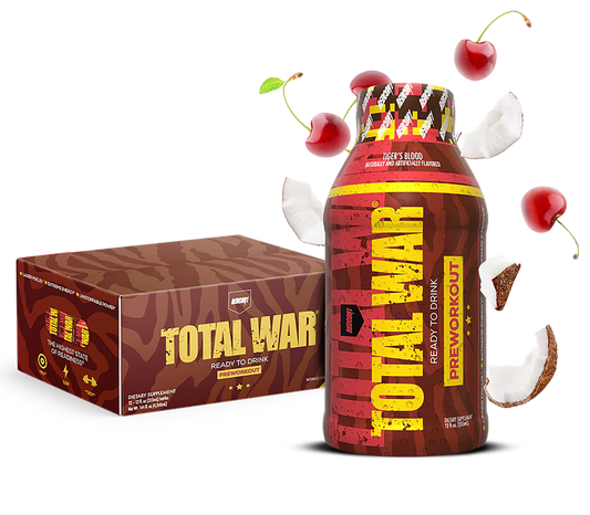 Redcon1 Total War Ready to Drink tigers Blood 12 Pack
