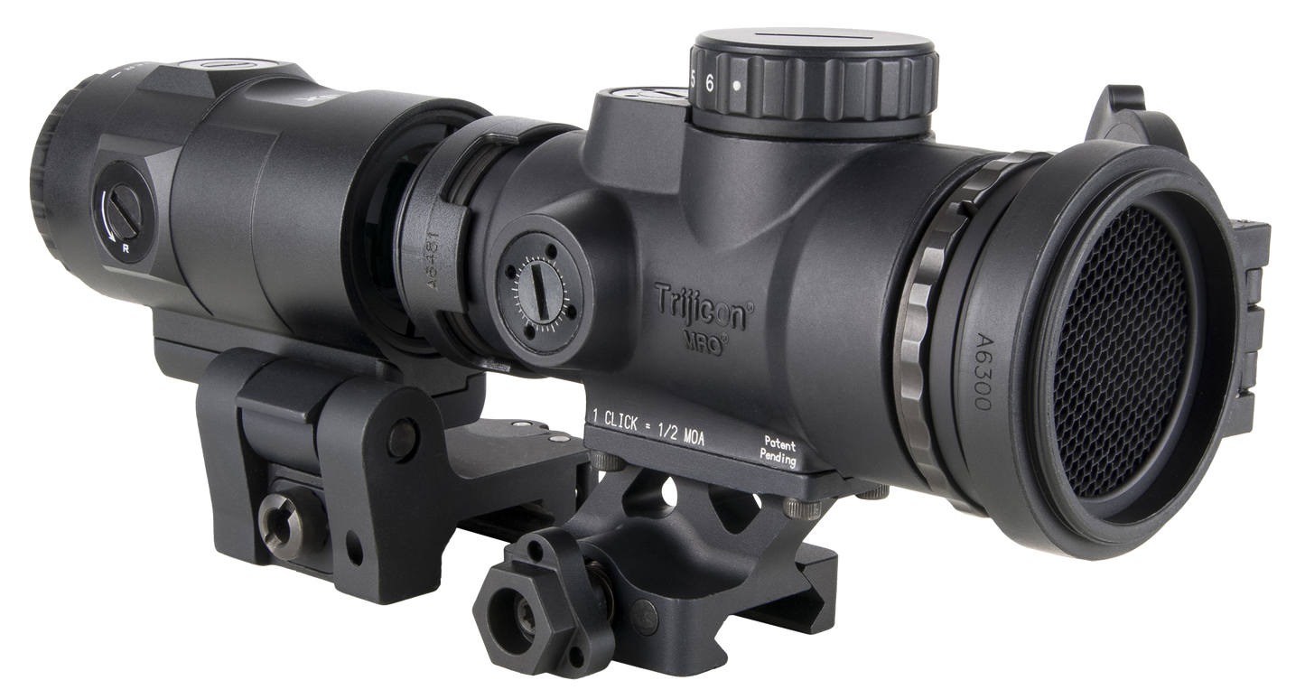 Trijicon  MRO SD Black 1x 25mm 2 MOA Red Dot Reticle Full Co-Witness Mount  ITEM # 180147 MFR # 2200367 UPC # 719307621923 CO