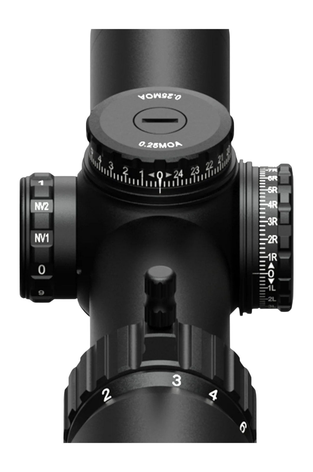 Arken EP8-18KLB-M EP-8 LPVO Matte Black 1-8x28mm 34mm Tube Illuminated Red BDC Reticle