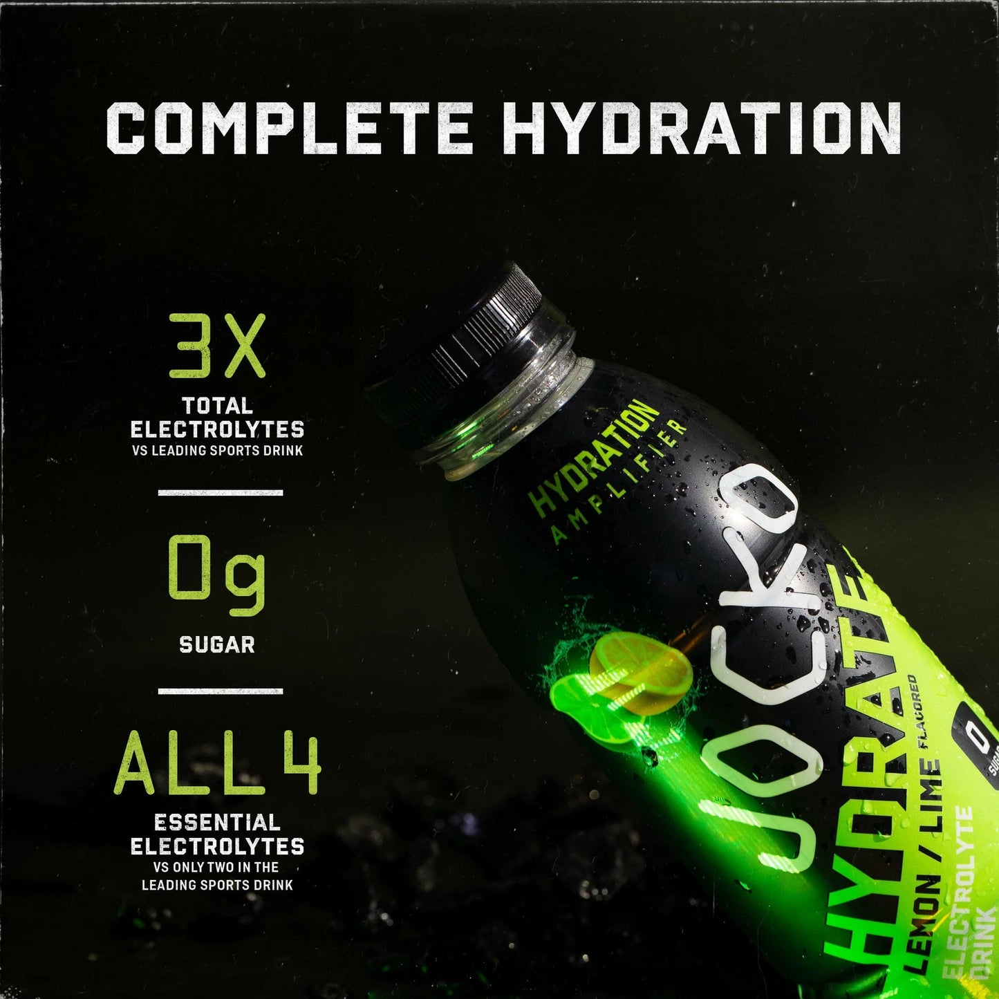 JOCKO HYDRATE DRINK (Hydrate Drink 16oz 12Pack)