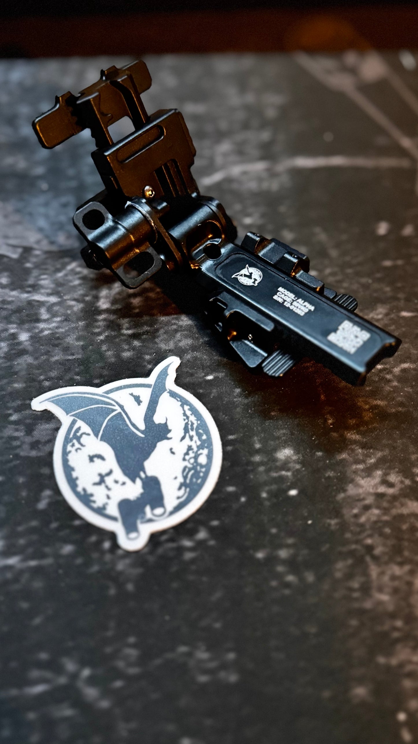 Nocturn Industries Alpha Mount - Lightweight Dovetail NVG Helmet Mount