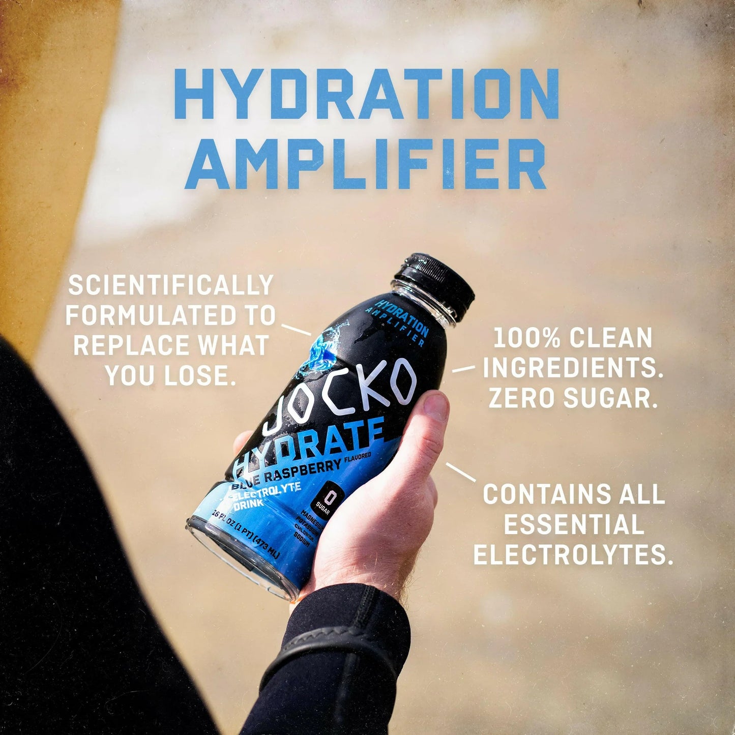 JOCKO HYDRATE DRINK (Hydrate Drink 16oz 12Pack)