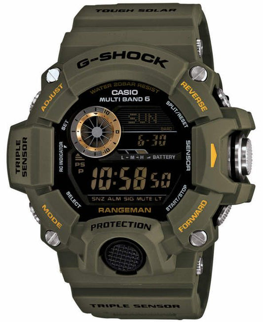 G-Shock Rangeman Master Of G Series Stylish Watch - Green / One Size